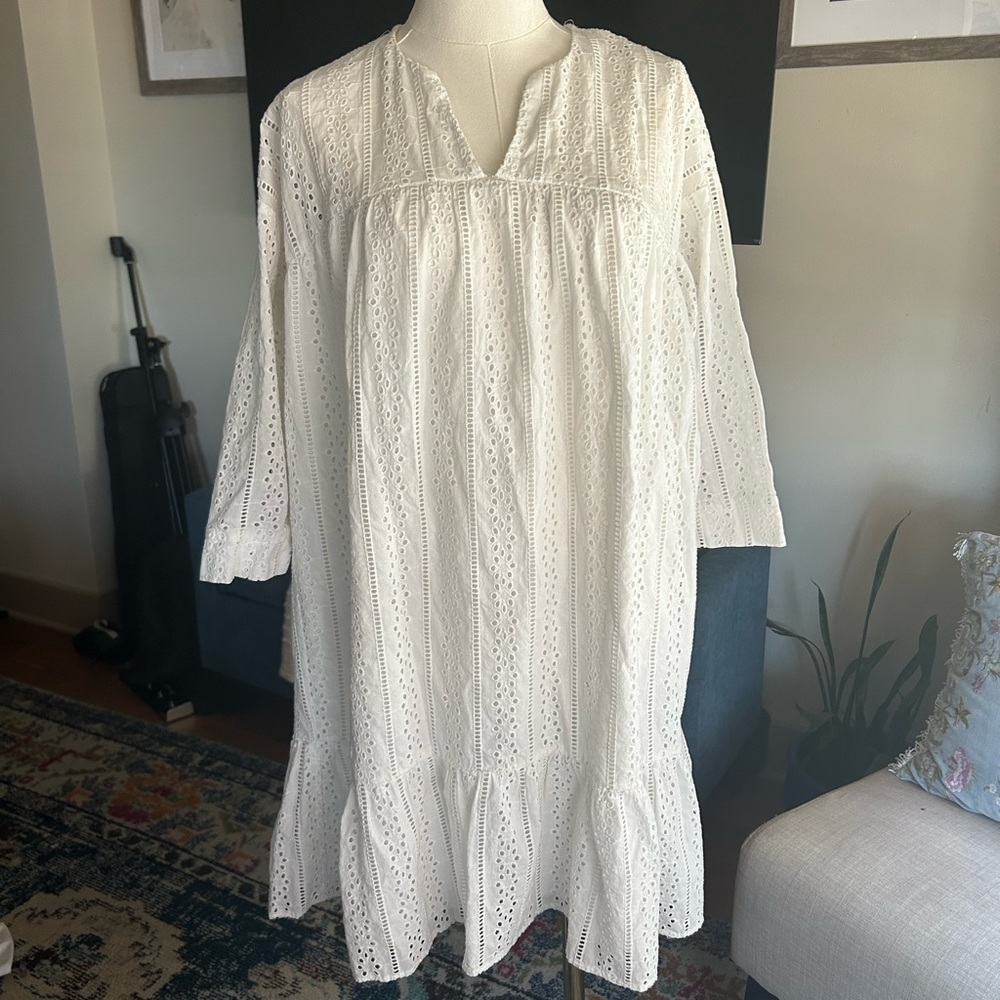 YAS size small white dress
